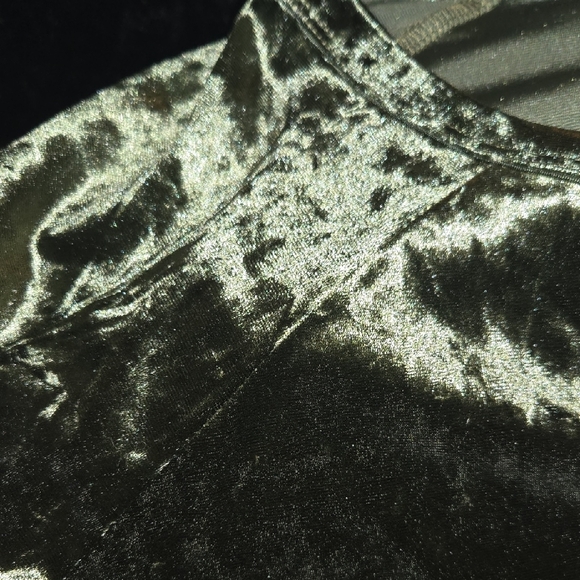 Torrid Olive Velvet Tunic - Picture 4 of 4